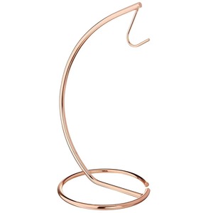 Modern Rose Gold Metal Desk Organizer Circle Shape Hanging Storage Rack for Home Decoration - Product Image 1