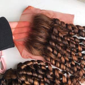 100% Extensions de cheveux vierges alignés sur cuticules pour Genius Weft Perruques de cheveux raides naturels non transformés pour les femmes noires - Product Image 3