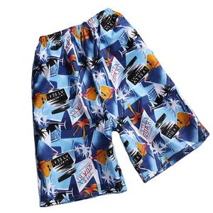 Short de bain de plage à séchage rapide pour homme, grande taille, imperméable, imprimé, extensible, motif solide, décoration - Product Image 4