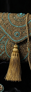 Gold <b>Tassel</b> Decorative Fringe Handle Detail - Product Image 3