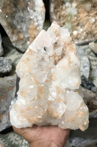Grappe de cristal de zéolite d'apophyllite naturelle Cristal de guérison de jade de quartz pour la décoration de la maison Artisanat de cristal en gros - Product Image 3