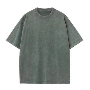 เสื้อยืดคอกลมแขนสั้นสีชมพูสำหรับผู้ชาย ผ้าฝ้าย 100% ทรงปกติ สีพื้น สไตล์ลำลอง ผ้าเจอร์ซีย์ถัก - Product Image 4