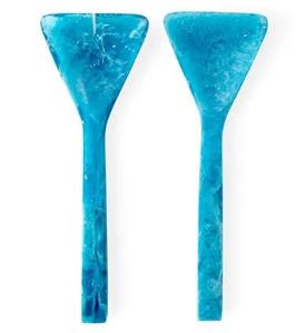 Food Safe Resin Salad Tools Salad <b>Servers</b> Handmade Spoon Fork Durable Dishwasher Safe Tableware for Hotel Restaurant <b>Buffet</b> - Product Image 1