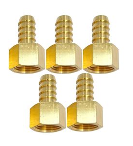 Raccord de tuyauterie en laiton, filetage NPT mâle, tête hexagonale, forme droite, surface polie, pour connexion d'alimentation en eau - Product Image 6