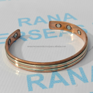 Pulsera de Terapia Magnética de Cobre Puro Moderna y Premium, Ecológica, Curación Natural, Alivio del Dolor de Manos, Reumatismo, Mejora del Sueño, Ajustable - Product Image 2
