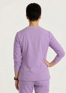 เสื้อแจ็คเก็ตสครับสำหรับพยาบาลแบบปรับแต่งได้ แขนยาว คอกลม ซิปยาวเต็มตัว สำหรับโรงพยาบาลและการแพทย์ - Product Image 2