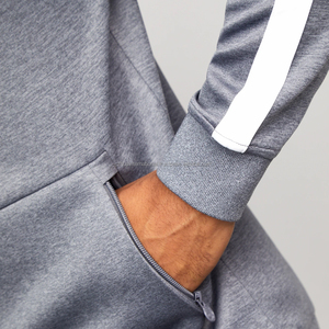 Sweat à capuche unisexe haut de gamme 100 % polaire, pull personnalisé, haut d'hiver en coton et polyester, survêtement uni avec motif imprimé numérique - Product Image 4