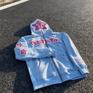 Sudaderas de Algodón Grueso de 360 GSM, Corte Regular, con Estampado Puff, para Unisex, Estilo Urbano Y2K, Sudadera con Capucha y Estampado Puff - Product Image 6