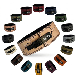 Heavy Training Support Genuine Leather Lever Weight Lifting <b>Belt</b> with Steel Buckle Windproof Breathable Comfort Fitted <b>Belt</b> - Product Image 1