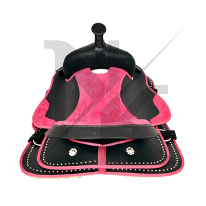 Premium Horse Riding Equipment Professional Ranch Saddle Western Horse Riding Leather Tack Set Genuine Cowhide Saddle OEM - Product Image 3