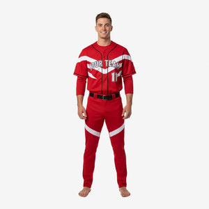 Hot Sale Sublimation Baseball Uniforms <b>Top</b> Quality Wholesale Baseball Wear New Design Baseball Uniform For Teamwear - Product Image 2