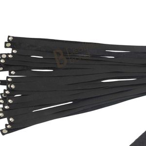 แส้หนังแท้สำหรับมืออาชีพ พร้อมสายหนังเส้นหนาและด้ามจับที่แข็งแรง - Product Image 4