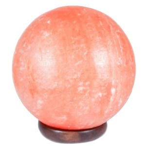 Elegante Lámpara de Cristal de Sal Rosa del Himalaya Hecha a Mano con Forma Geométrica y Detalles Tallados para Decoración del Hogar, Ambiente Relajante, Feng Shui - Product Image 5