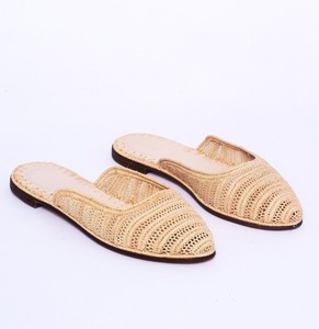 รองเท้าแตะราฟเฟียทำมือ: รองเท้าสานแบบโมร็อกโก - Product Image 2