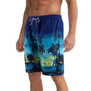 Pantalones Cortos de Playa para Hombre con Estampado Animal, Personalizados con Transferencia Térmica, Tejidos en Lona, de Secado Rápido, Servicio OEM, Venta al Por Mayor - Product Image 1