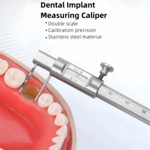 1 unidad Regla VDO para implantes dentales Venus Apollo, Calibrador de 20-100mm para medir dentaduras postizas y protesis - Product Image 6