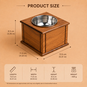 Brûleur à Bakhoor en bois artisanal avec insert en métal. Finition bois de forme carrée de qualité supérieure pour la décoration intérieure du Moyen-Orient - Product Image 3
