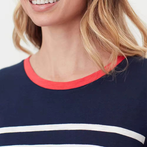 Camiseta de Cuello Redondo Informal para Mujer, de Secado Rápido, Transpirable, para Todas las Temporadas, de Alta Calidad, Talla Grande, con Logotipo Bordado Personalizado - Product Image 6