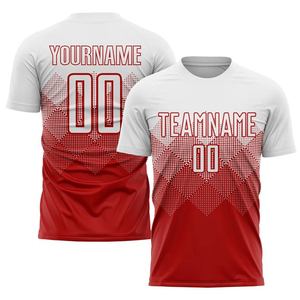 เสื้อฟุตบอลซับลิเมชั่นคุณภาพสูงแบบกำหนดเองสำหรับประเทศไทย ปี 2025-2026 ผลิตจากโพลีเอสเตอร์ 100% น้ำหนักเบา แขนสั้น รุ่นฮิต - Product Image 1