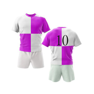 Uniforme de Rugby Unisex en Oferta, Ropa Deportiva Personalizada, Transpirable, 100% Poliéster, Calidad Única, Directo de Fábrica, OEM, Conjunto Personalizable - Product Image 3