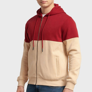 OEM Custom Men's Hoodie Organic Cotton Long Sleeves Full <b>Zip</b> <b>Up</b> Hoodie Fashion High Quality Organic Hoodie - Product Image 3