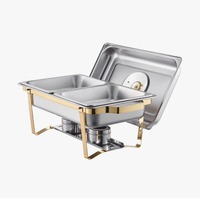 Chauffe-Plat Circulaire Premium 150L en Acier Inoxydable Argenté 201, Chauffage à Vapeur, Économe en Énergie A++, pour Buffet, Prix Abordable