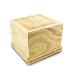 Producto caliente nuevo diseño de madera natural hermosa mascota gato urna cremación urna para cenizas mascotas de alta calidad hecho a mano de Vietnam - Product Image 5