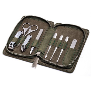 Ensemble de manucure de luxe pour soins des ongles, kit de toilettage en acier inoxydable, kit de manucure multifonction pour les soins et la toilette des ongles personnels - Product Image 3