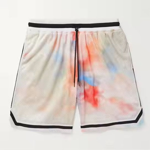 High Quality Solid 100% Cotton Waterproof Quick Dry Breathable Custom Printed Design Mesh Basketball <b>Shorts</b> for <b>Men</b> - Product Image 5