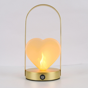 Lampe de nuit LED en forme de tulipe, blanc chaud, bouton manuel, prise USB, design minimaliste moderne, 2700K, décoration d'intérieur, cristal Ra90 - Product Image 4