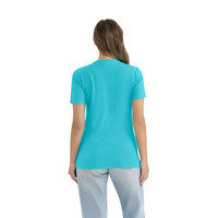 Camiseta Tultex para Level Apparel, Algodón, Color Azul Tahití, Nueva Llegada, Unisex, Impresión Digital, Tejido Transpirable, Personalizable