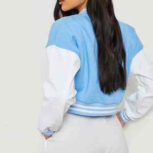Custom Varsity <b>Jackets</b> for Women <b>with</b> Women's Sports <b>Jackets</b> and Stylish Varsity <b>Jackets</b> for College Girls Letterman - Product Image 4