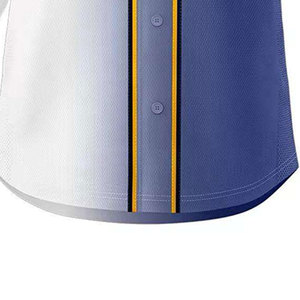 Men Baseball Jersey Custom Team Wear Button Front <b>Athletic</b> Jersey Low MOQ OEM ODM Wholesale - Product Image 6