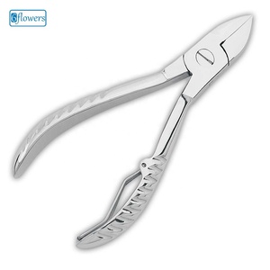 Coupe-ongles professionnel en acier inoxydable à lames concaves à ressort, mâchoire plate de 12,5 mm, outil à ongles à lame pointue - Product Image 1