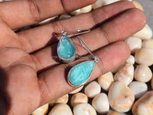 Pendiente de Plata de Ley 925, pendiente hecho a mano artesanal, pendiente mínimo bohemio, joyería delicada para mujer, regalo de aniversario para ella - Product Image 2