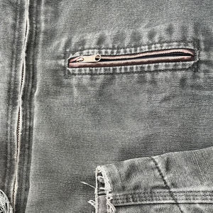 High Quality Custom Casual Slim Long Sleeve Jean Jacket Men's Ripped Biker Classic Style Vintage Blue Denim Jacket for Men - Product Image 4