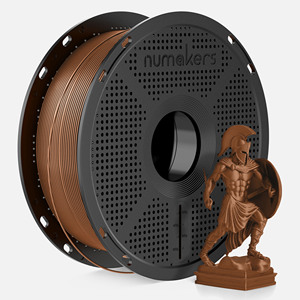 <b>PLA</b> Metallic 1.75mm 1kg Burnt Copper 3D Printing Filament ±0.03mm Shimmer Finish Cutting Numakers - Product Image 2