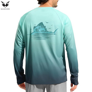 Camisetas de Pesca para Hombre, Manga Larga, Secado Rápido, Tela Suave, Ropa de Pesca de Alto Rendimiento para Exteriores, Ropa de Pesca Antimicrobiana - Product Image 2