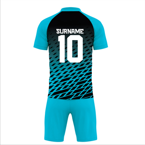 Youth Team Soccer Jersey School Football Uniform Set Group Order Breathable Sportswear Club Kit Low MOQ Supplier - Product Image 3