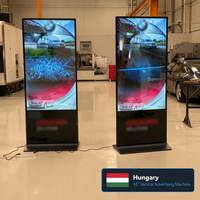 Afficheur numérique sur pied de la série DS, écran LCD publicitaire, kiosque Android pour centre commercial, magasin de détail