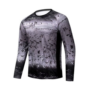 เสื้อยืดตกปลาผู้ชายรุ่นใหม่ น้ำหนักเบา ผลิตจากโพลีเอสเตอร์ 100% ออกแบบได้ตามต้องการ ระบายอากาศได้ดี - Product Image 1
