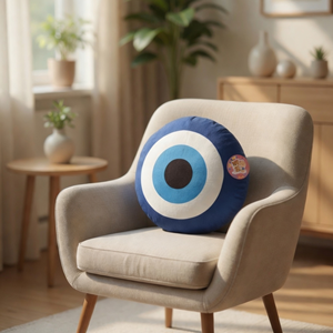 Cojín Decorativo de Felpa con Diseño de Ojo Turco, Suave y de Primera Calidad, para el Hogar, Sofá, Cama, Sala de Estar y como Regalo, Directo de Fábrica - Product Image 5