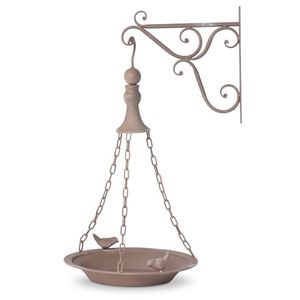 Comedero y Baño para Pájaros de Metal Decorativo de Lujo, Diseño Resistente a la Intemperie y al Óxido, para Jardín y Hogar - Product Image 5