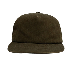 Gorra de Béisbol Personalizada Premium de Pana con Cierre a Presión, Logotipo Bordado, Ajustable, de 6 Paneles, de Algodón, para Exteriores - Product Image 3