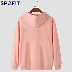 Sudadera con Capucha Oversize Vintage Estilo Urbano para Hombre, con Logo Personalizado, Estampado Puff, Hombro Caído, Lisa, Unisex - Product Image 2