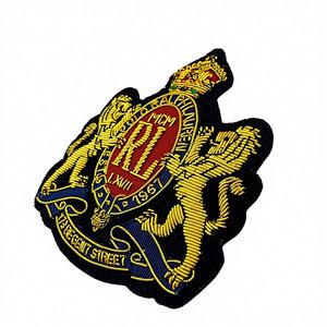 Badges en fil de métal 3D de luxe / Ralf Laurena / Polo pour robe de luxe - Product Image 2