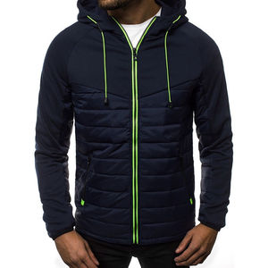 OEM Custom Design New Solid Color Padded Men Puffer <b>Jacket</b> for Man Men <b>Jacket</b> Waterproof Sports <b>Suede</b> Winter <b>Jacket</b> - Product Image 2