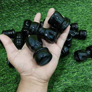 Manche de brosse à raser artisanal de qualité supérieure en véritable corne de buffle noir pour un toilettage de luxe au meilleur prix - Product Image 3