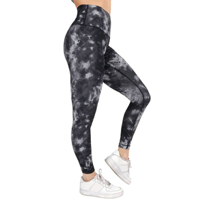 100% Cotton High Waist Yoga <b>Legging</b> Side <b>Pocket</b> OEM Plain <b>Gym</b> Fitness Slimming Athletic High Quality Women's <b>Leggings</b> - Product Image 5