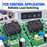 Relais de puissance PCB HF46F 5-HS1T 12-HS1T 5V 12V 5A 250VAC SPST normalement ouvert pour contrôle électrique d'appareils électroménagers – Vente en gros